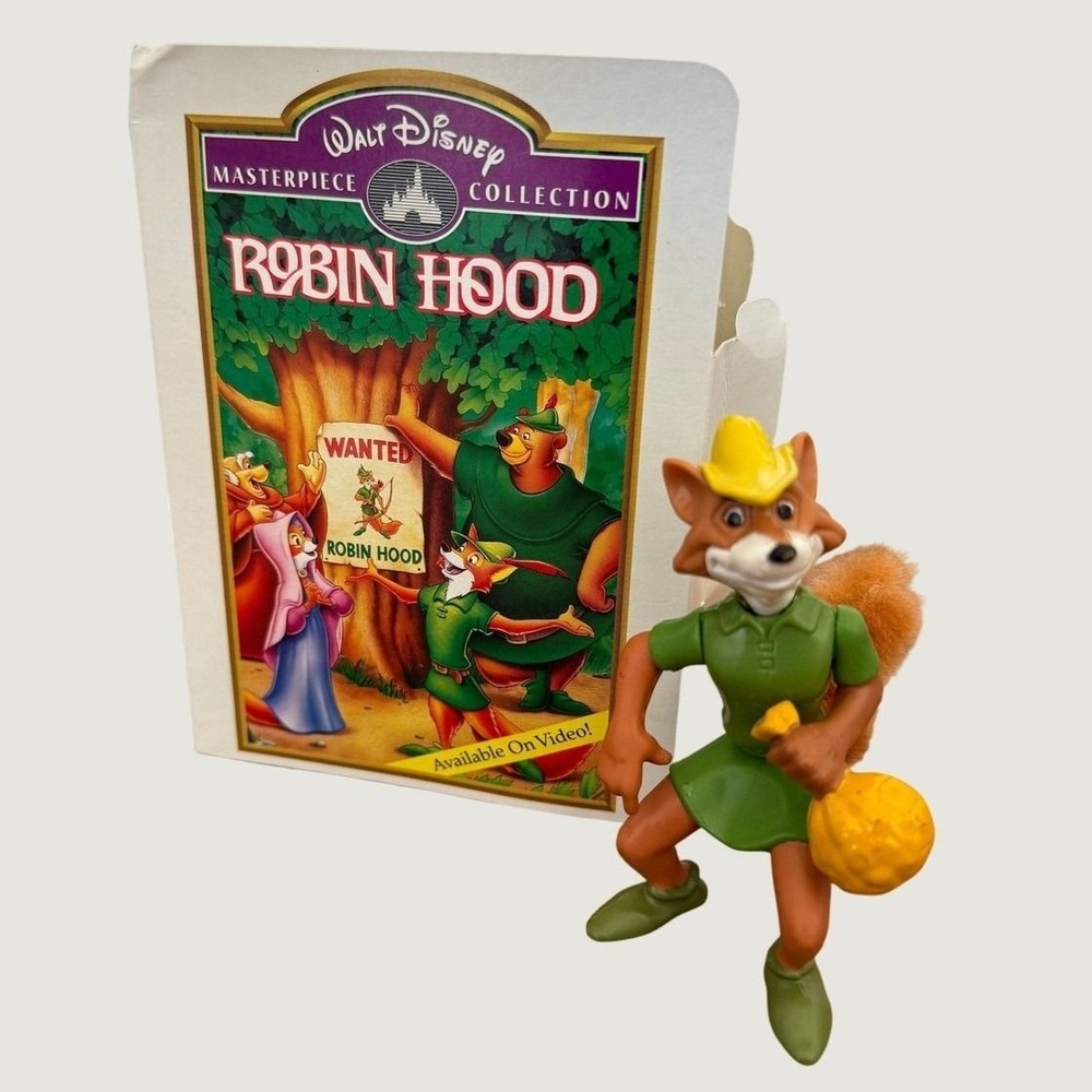 Disney Masterpiece Collection Robin Hood 1995 McDonalds Happy Meal Toy Figure